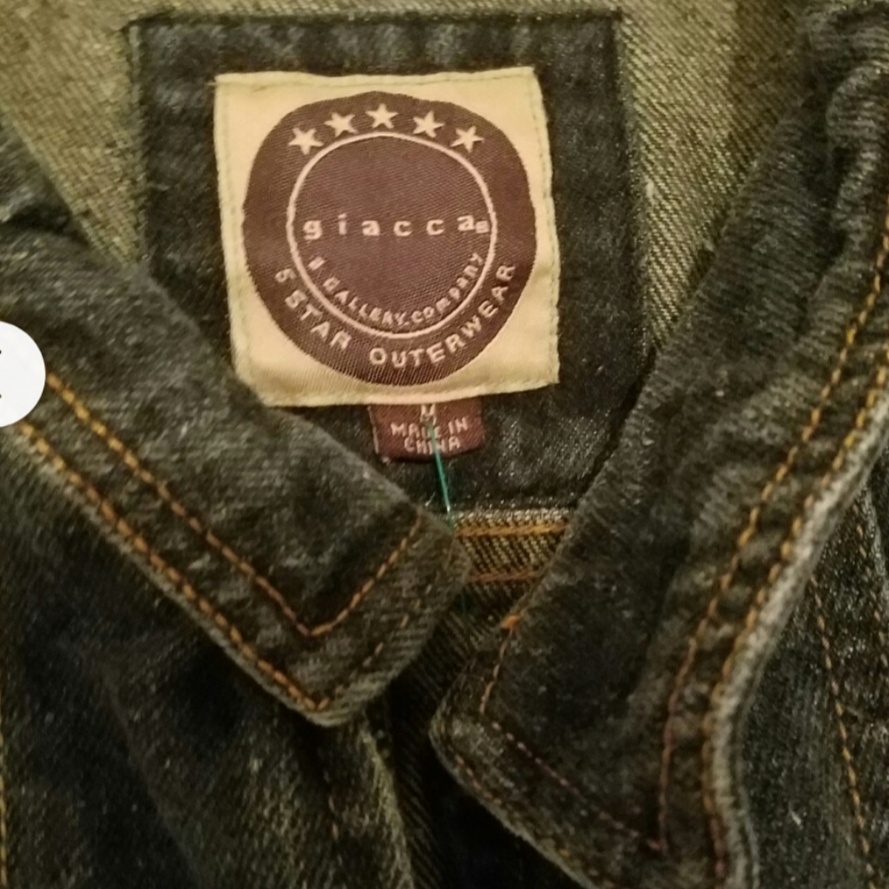 🤗🤗SOLD!🤗🤗VINTAGE, Giacca Jeans/Denim Jacket. A Relaxed Fit Trucker Jacket! - Picture 5 of 8